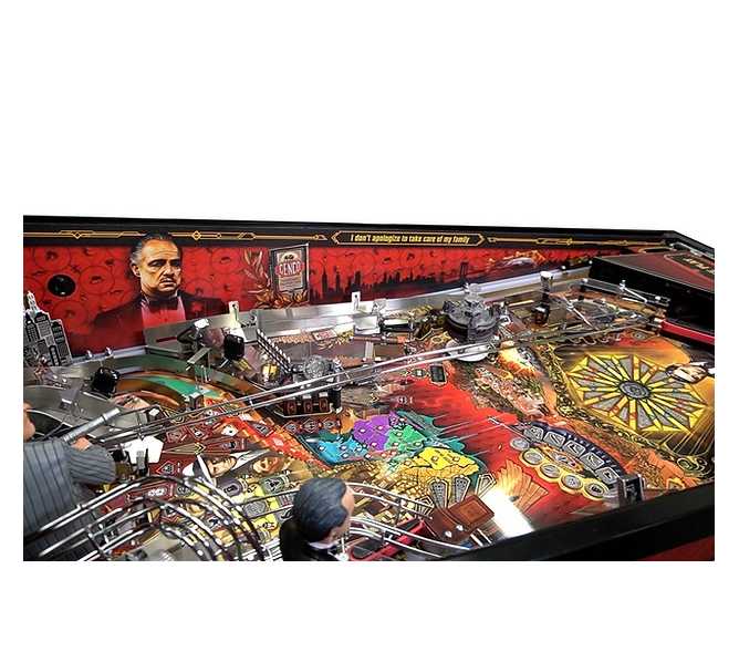 JERSEY JACK PINBALL THE GODFATHER LE Pinball UNIQUE LE INNER ART BLADE